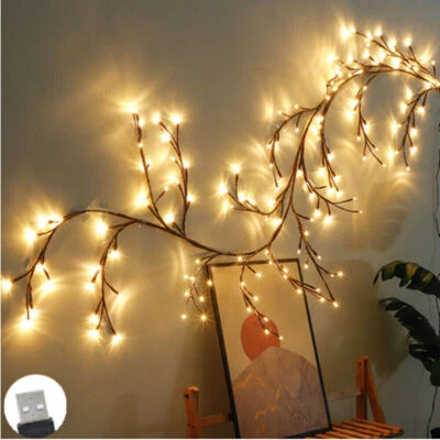 144 LED Wall Tree Enchanted Willow Vine Light Bendable Branch USB Fairy Lights - Image 1 of 4