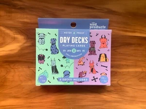 Two Dry Decks Playing Cards Dogs or cats themed - Bild 1 von 1