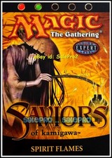 SPIRIT FLAMES magic SAVIORS OF KAMIGAWA RED GREEN RARE SEALED STARTER DECK