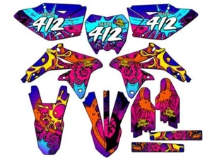 2008-2017 RMZ 450 ZANY Pink Senge Graphics Kit Compatible with Suzuki - Picture 1 of 10