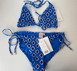 Tory Burch Jacinta String Bikini Top and Bottom BNew Swim Set L - Picture 1 of 3