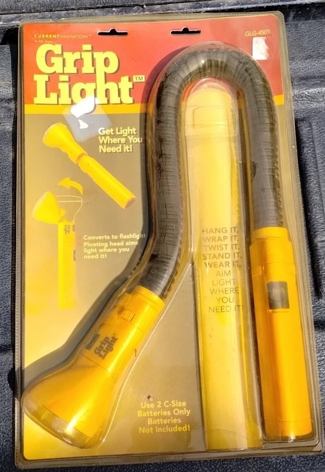 New NOS 1995 current innovations GLG-4501 grip light in blister package *SEALED* - Image 1 of 2