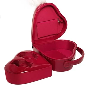 Scatola Del Tempo - Cuore Da 2 Vernice Red Watch Case - Picture 1 of 6
