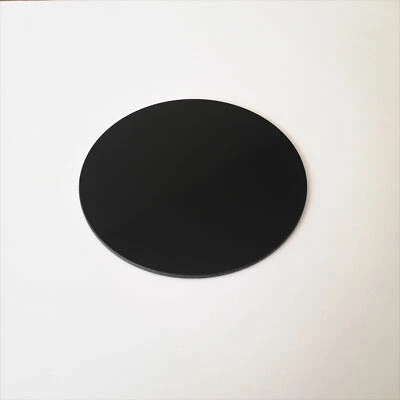 HWB780 RG780 infrared transmitting filter lens optical black glass - Image 1 of 4