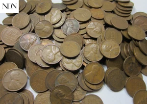 50x 1930-1939 PDS Lincoln Wheat Penny Cent Lot (1 Rolle) - 50 Münzen - Bild 1 von 1