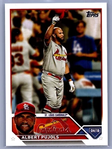 2023 Topps Series 1 Advanced Stat Back /300 Albert Pujols #5 - Picture 1 of 2