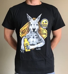 Adult & Teenager Funny Australia Kangaroo HOTEL AUSSIE BEER T-shirt Size ( M ) - Bild 1 von 2