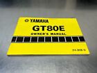 Yamaha GT80E owners manual Printed in Japan 11626-00-75 + 2F4-28199-10