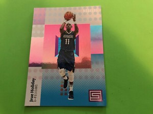 JRUE HOLIDAY 2017-18 PANINI STATUS #ED /199 BUCKS, PELICANS NM-MINT
