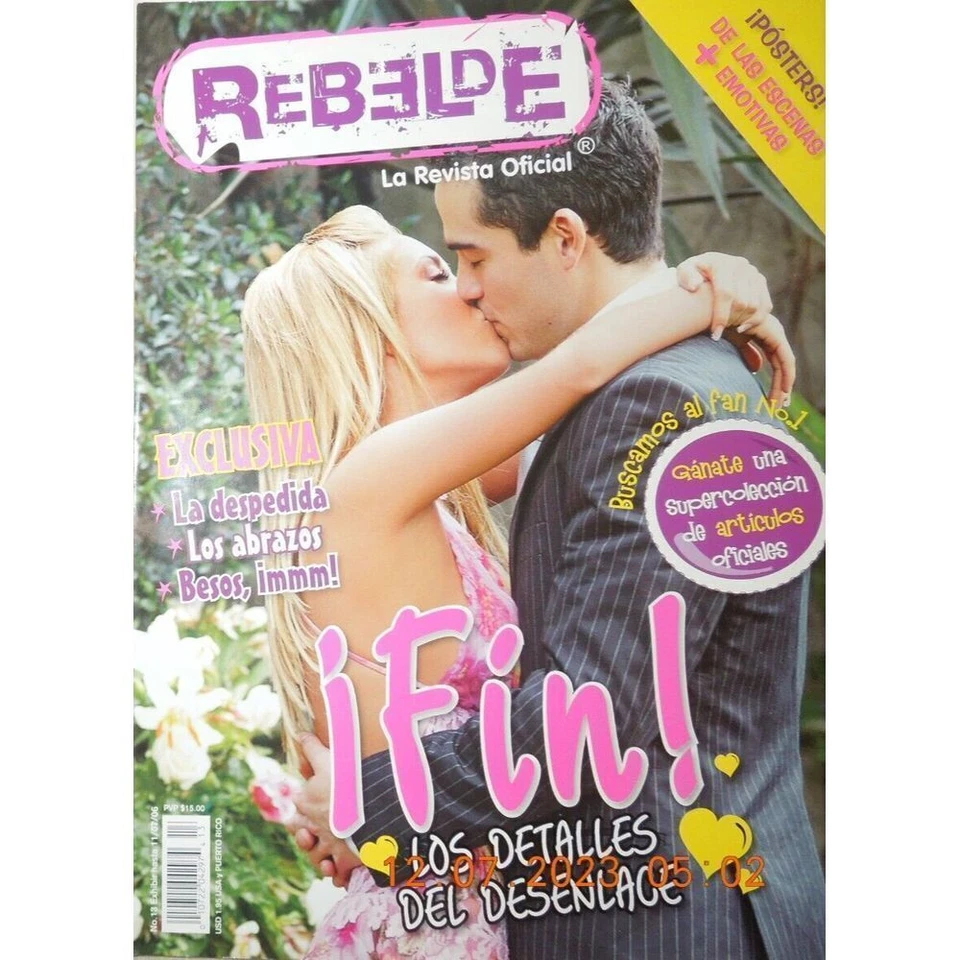 REBELDE rbd ANAHI dulce MAITE poncho NINEL camila ANGELIQUE lindsay lohan - Image 1 of 4