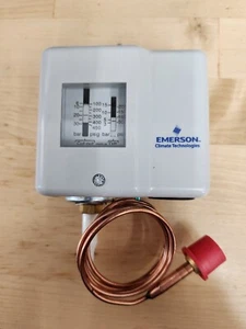 Emerson PS1-X5K Hi press. Control. Adj. 6-32, 1/4" female flare Nut. Auto Reset - Picture 1 of 4