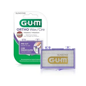 GUM Orthodontic Wax for Braces and Dental Devices - Soothing Clear Color. - Picture 1 of 4