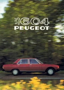 Katalog Prospekt Peugeot 604 1981 Frankreich - Bild 1 von 2