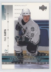 2001-02 Upper Deck Honor Roll Paul Kariya #13 HOF