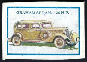 THOMSON - MOTOR CARS - GRAHAM SEDAN 26 HP - Picture 1 of 2