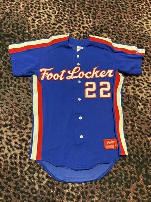 Vintage 80s Foot Locker Employee Rawlings Authentic Jersey Size 42 Made USA - Image 1 of 4