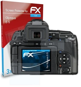 atFoliX 3x Película Protectora para Olympus E-5 transparente - Imagen 1 de 9