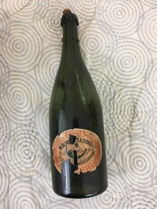 Antique MB Foster & Sons Large Guinness Stout Beer Bottle Paper Label and Cork - Picture 1 of 8