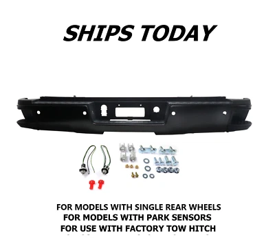 NUEVO conjunto completo de parachoques trasero para Silverado Sierra 2500 HD 3500 HD 2015-2019 Foto 1 de 4