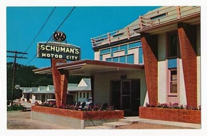 Schuman's Motor City, Route 66, Rolla, Missouri años 50 - Imagen 1 de 2