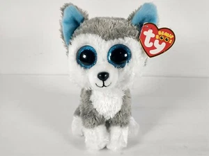 TY Beanie Boos 6" SLUSH Husky Dog Plush Stuffed Animal Toy MWMTs Ty Heart Tags - Picture 1 of 4