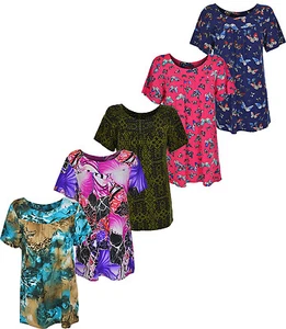Womens Ladies Off Shoulder Ruched Front & Back Gather Summer Top Plus Sizes - Photo 1/5