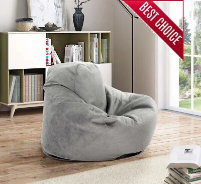 Bean Bag Chair EPS Foam Beads Bedrooms Dorm Rooms Apartments Lightly Shaped  New - Изображение 1 из 4