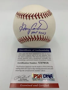 GARY CARTER signed/autographed Rawlings MLB Major League Baseball w/HOF 2003-PSA - Picture 1 of 4