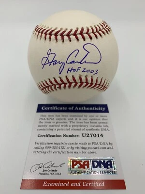 GARY CARTER signed/autographed Rawlings MLB Major League Baseball w/HOF 2003-PSA - Image 1 of 4