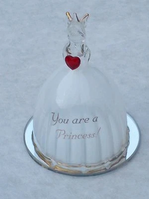 Золушка зеркало девочки Gift@YOU являются PRINCESS@Glass 22 Ct корона @ @ WHITE@Red сердце - Изображение 1 из 4