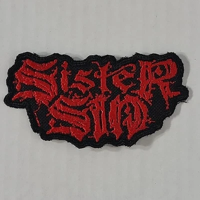 SISTER SIN Band Logo SMALL PATCH Embroidered - Image 1 of 4