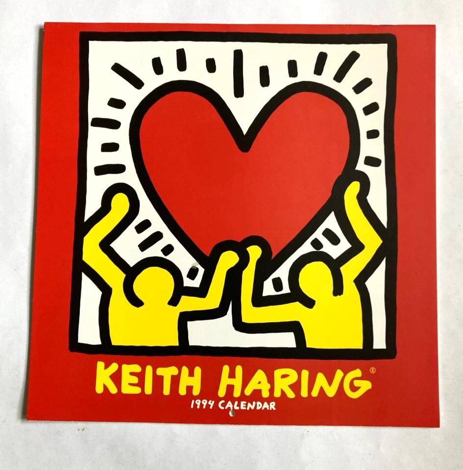 Calendario Keith Haring 1994 12 meses impreso en Alemania le Neues SIN USAR Foto 1 de 4