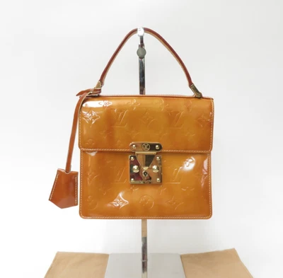 Authentic Louis Vuitton Monogram Vernis Spring Street hand Bag F#47689 - Image 1 of 4