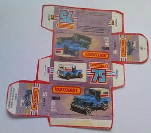 Modello per Repro Box Matchbox Superfast n.05 US Mail - Foto 1 di 2