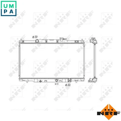 RADIATOR ENGINE COOLING 53573 FOR K20A4 2.0L 4cyl - Image 1 of 4