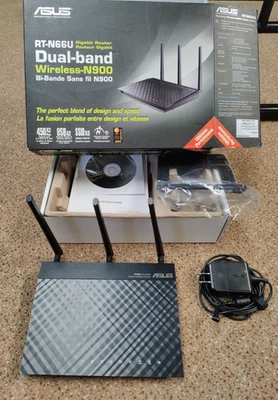 ASUS RT-N66U Dark Knight Dual-band 802.11n Wireless Router PARTS - Image 1 of 3
