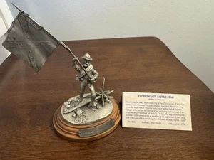 Battle Flag Pewter Sculpture Andrew Chernak 424/2500 - Picture 1 of 10