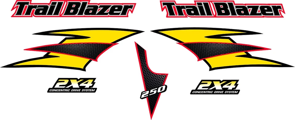 1999 2000 Polaris Trailblazer 250 ATV Decal Kit - Image 1 of 1