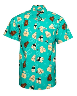 Dixxon Flannel Asstronaut Sz L Party Shirt Booty Inspired Design Brand New! - Image 1 of 3