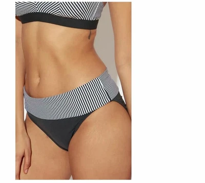 Top e inferior de bikini Bleu Rod Beattie a rayas blancas y negras cuello en V manga gorra 14 Foto 1 de 4