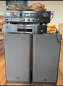 HiFi-Anlage: Denon Receiver Mit JBL Boxen und CD/DVD - Bild 1 von 5