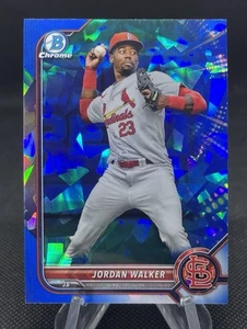 JORDAN WALKER ZAFFIRO ROOKIE 2022 Bowman Cardinals Zaffiro - Foto 1 di 4