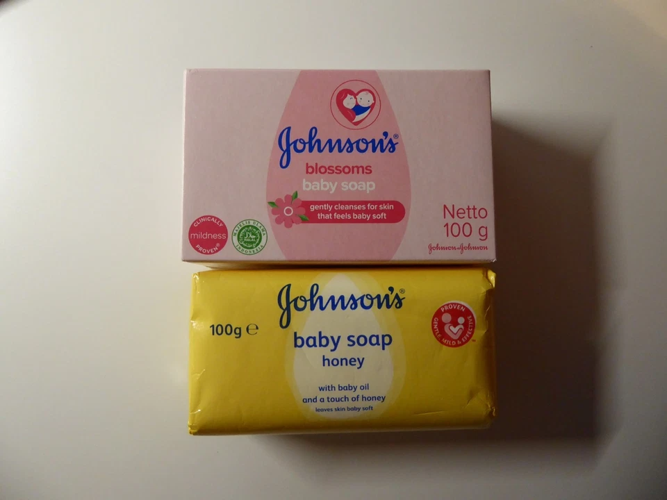 Lote de 2 Jabones Johnson's Baby 100g - Flores, Miel Foto 1 de 1