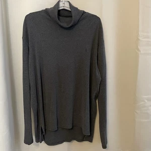 Polo Ralph Lauren Hombre XL Cuello Alto Gris Tejido Pullover 100% Algodón - Imagen 1 de 7
