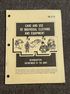 FM 21-15 Care and Use of Individual and Equipment - Dept Of Army 1985 - Bild 1 von 4