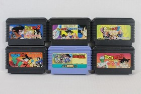 Lot 6 Dragon Ball 1 2 Shenron 3 Z I II III Z1 Z2 Z3 Nintendo FC Famicom JP Japan
