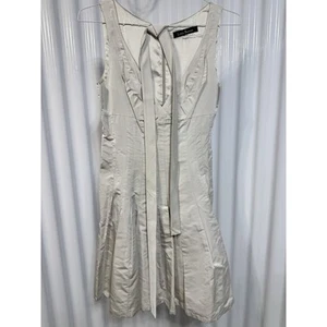 Vestido de cóctel Lida Baday forrado y plisado con ostras talla 6 - Imagen 1 de 7