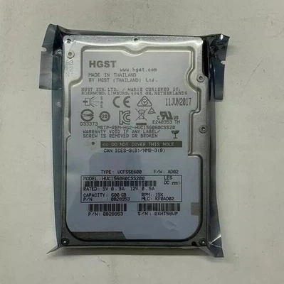 HUC156060CSS200 600GB 15K RPM 12Gb/s 128MB 2.5" SAS Hard Drive - Image 1 of 3