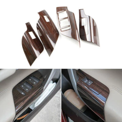 Se adapta a Buick Regal 09 10-16 estilo caoba puerta ventana elevador control cubierta moldura Foto 1 de 4
