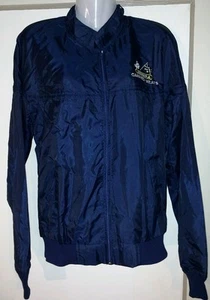 ARMOUR CANNED MEATS Jacket Sz S Lightweight Dark Blue Small Nylon Work Coat - Picture 1 of 9